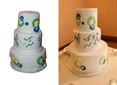 Your Own Custom Replica Mini Wedding Cake-Miniature Ornament/Statue Unique Gift-Made to Order