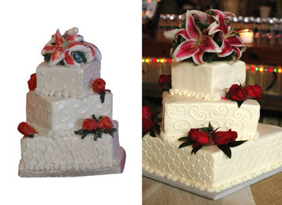 Your Own Custom Replica Mini Wedding Cake-Miniature Ornament/Statue Unique Gift-Made to Order