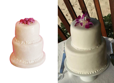 Your Own Custom Replica Mini Wedding Cake-Miniature Ornament/Statue Unique Gift-Made to Order