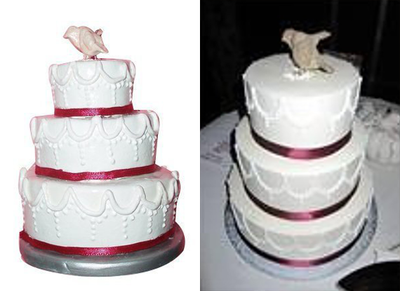 Your Own Custom Replica Mini Wedding Cake-Miniature Ornament/Statue Unique Gift-Made to Order