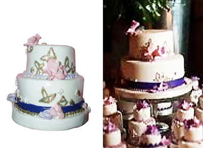 Your Own Custom Replica Mini Wedding Cake-Miniature Ornament/Statue Unique Gift-Made to Order