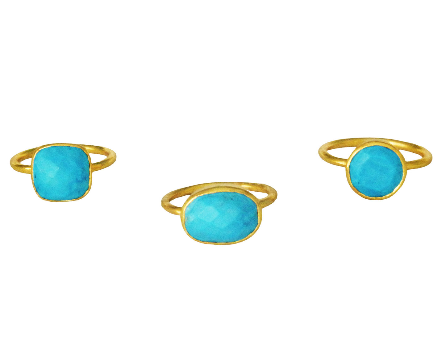 The Hamptons Turquoise Cocktail Ring Gift Box Set