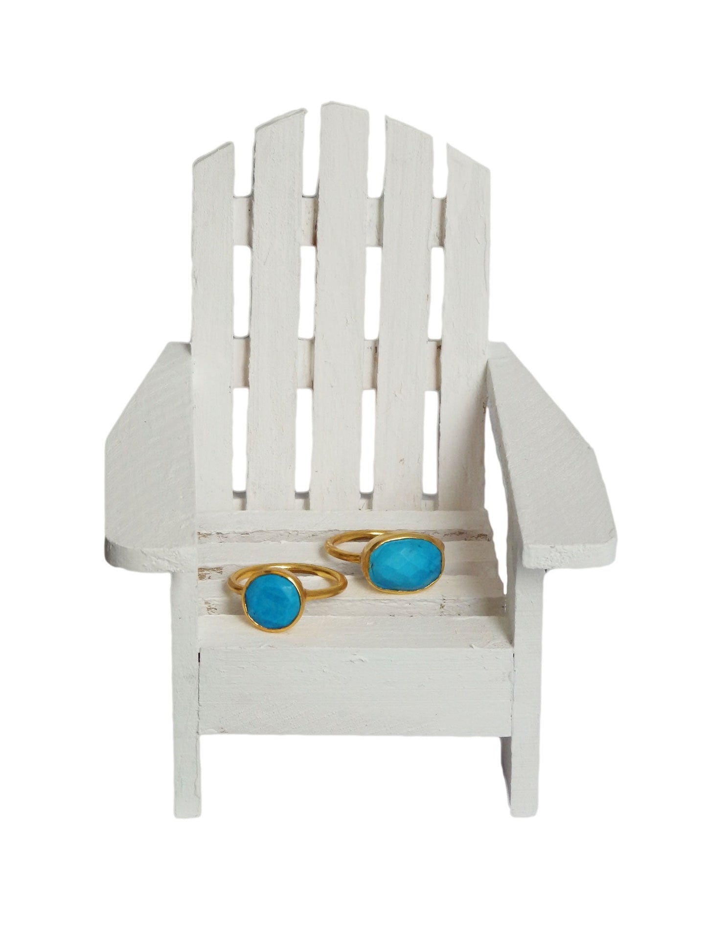 The Hamptons Turquoise Cocktail Rings