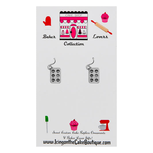 BAKER LOVERS Cupcake/Muffin Pan Earrings