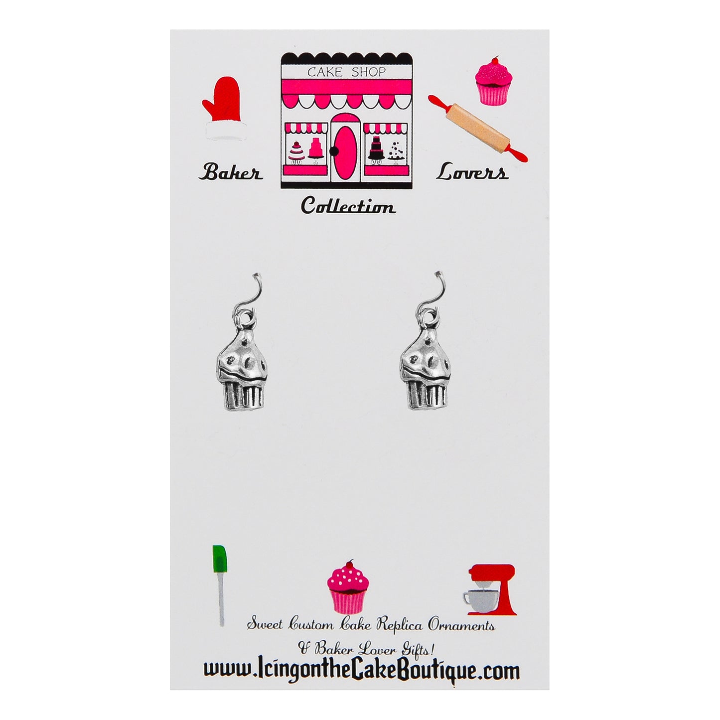 BAKER LOVERS Cupcake Earrings