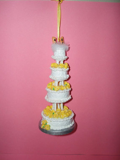 Your Own Custom Replica Mini Wedding Cake-Miniature Ornament/Statue Unique Gift-Made to Order