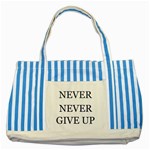 Paradise Beach Never Never Give Up Tote Purse