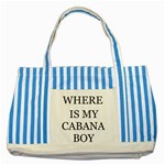 Paradise Beach Where is My Cabana Boy Tote Purse