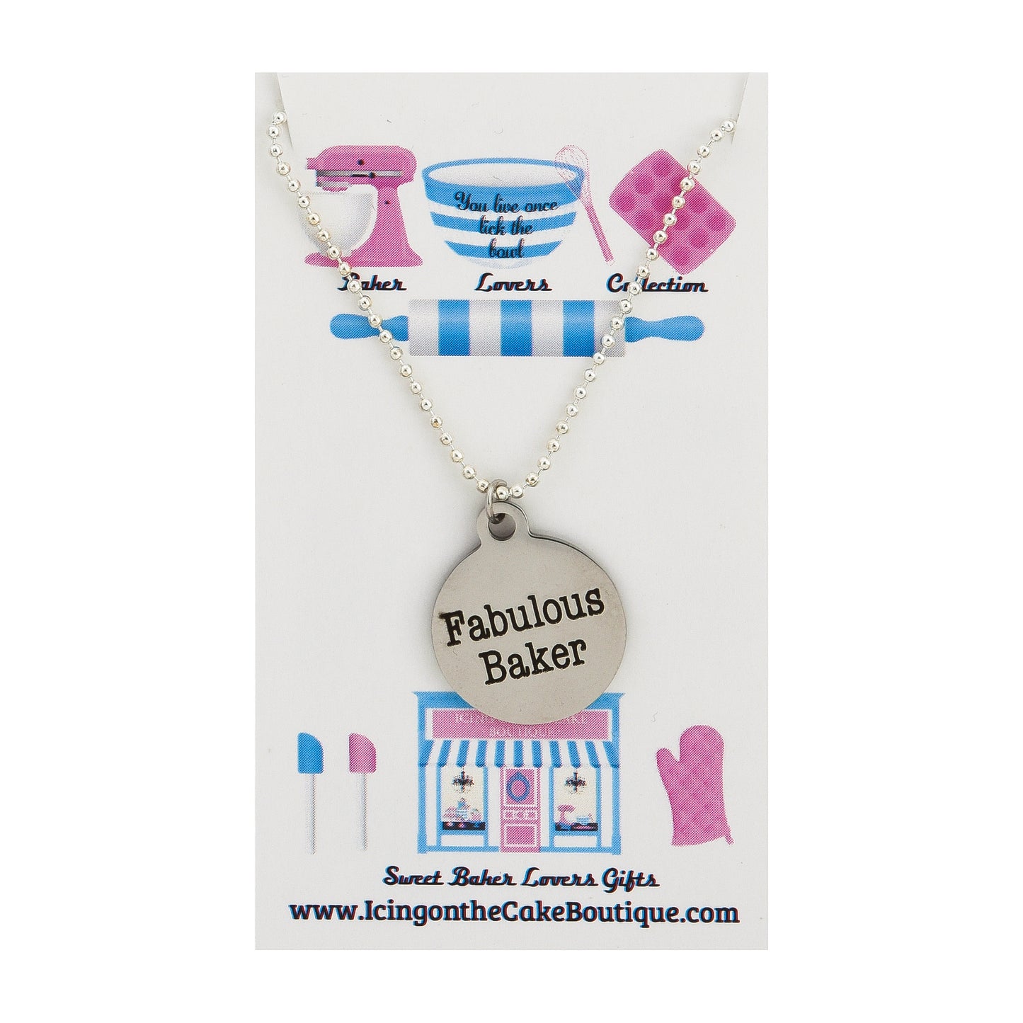 Fabulous Baker Quote BAKER LOVERS NECKLACES