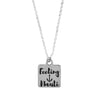 Feeling Nauti Beach Quote Necklace