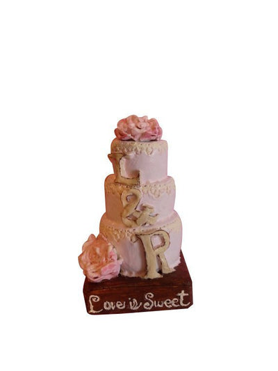 Your Own Custom Replica Mini Wedding Cake-Miniature Ornament/Statue Unique Gift-Made to Order