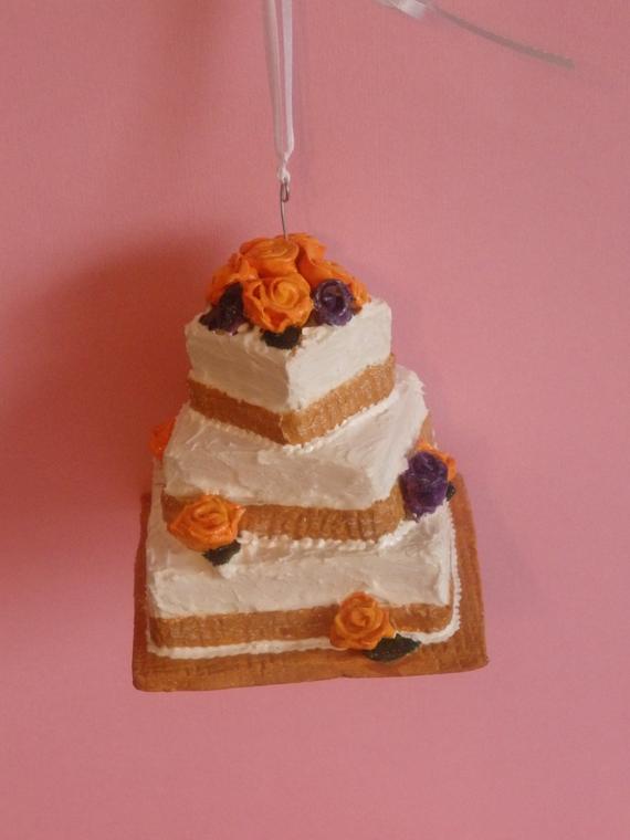 Your Own Custom Replica Mini Wedding Cake-Miniature Ornament/Statue Unique Gift-Made to Order