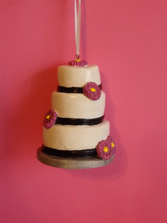 Your Own Custom Replica Mini Wedding Cake-Miniature Ornament/Statue Unique Gift-Made to Order