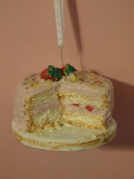 Your Own Custom Replica Mini Birthday Cake-Miniature Ornament/Statue Unique Gift-Made to Order