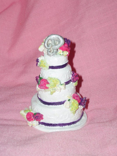 Your Own Custom Replica Mini Wedding Cake-Miniature Ornament/Statue Unique Gift-Made to Order