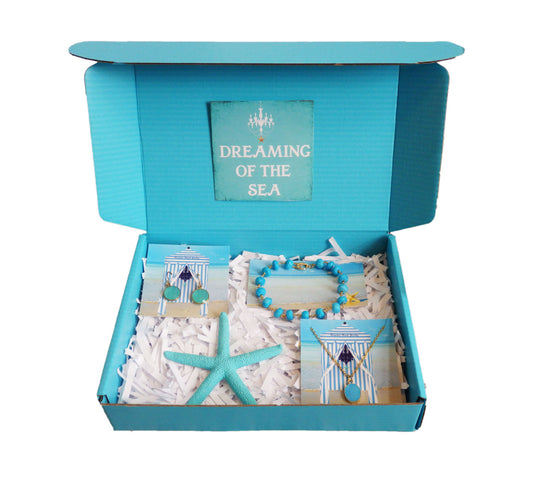 Paradise Beach Jewelry Box Gift Set