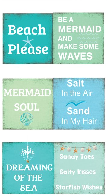 Starfish & Beach Quote Box Gift Set