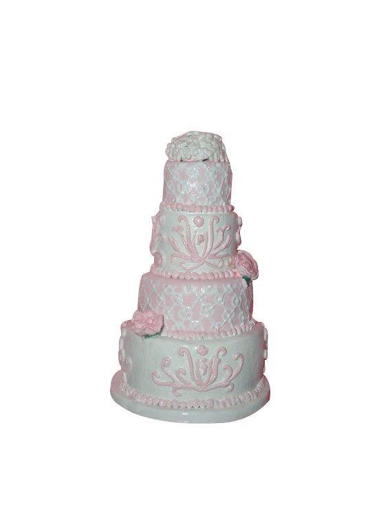 Your Own Custom Replica Mini Wedding Cake-Miniature Ornament/Statue Unique Gift-Made to Order