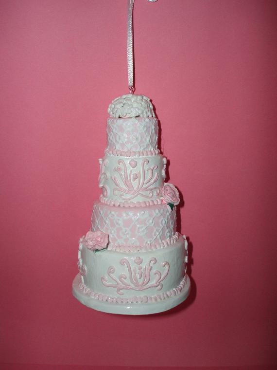 Your Own Custom Replica Mini Wedding Cake-Miniature Ornament/Statue Unique Gift-Made to Order