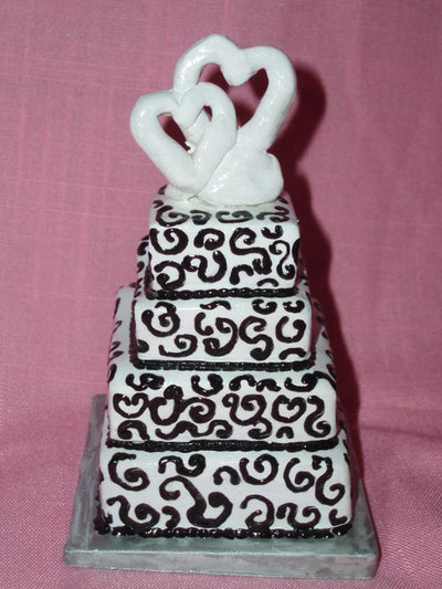 Your Own Custom Replica Mini Wedding Cake-Miniature Ornament/Statue Unique Gift-Made to Order