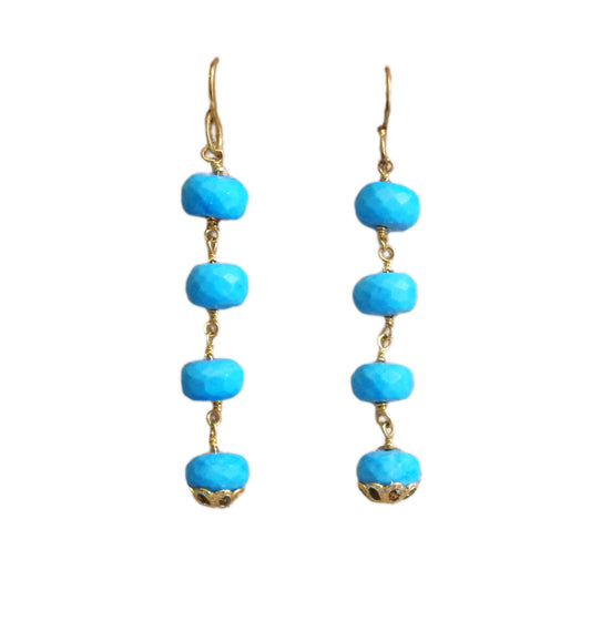 The Hamptons Turquoise Drop Earrings