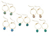 Seaside Circle Gold Earrings