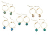 Seaside Circle Gold Earrings