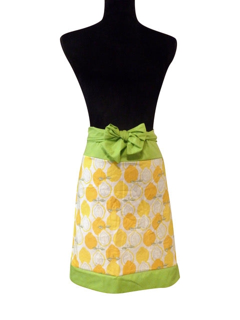 Classic Lemons Miss Hotcakes Half Apron