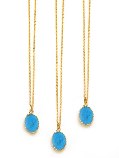 Cabana Turquoise Gemstone Necklace