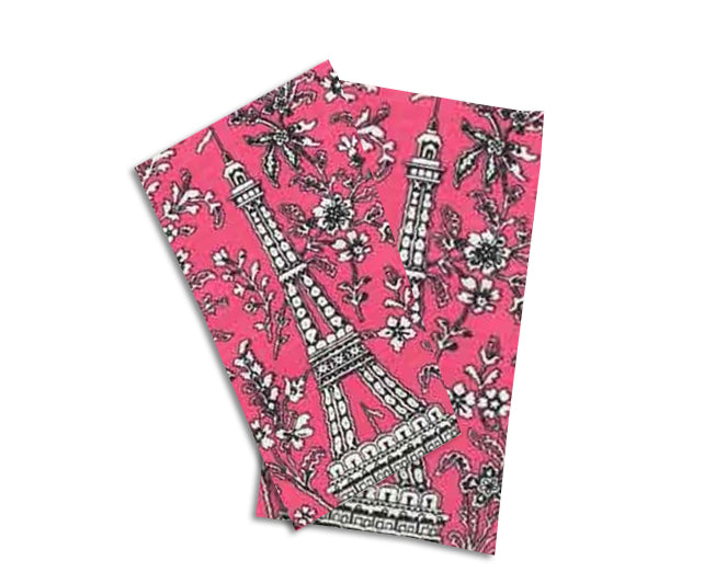 Baker Lovers Dream Tea Towels Set of 2-Chic Pink Paris